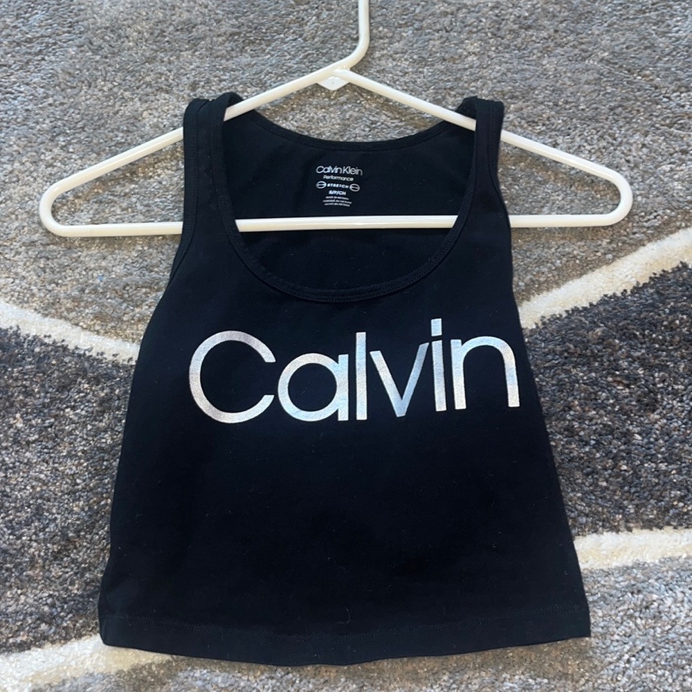 Calvin Klein Performance black crop top